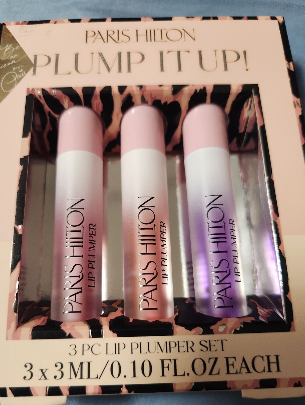 PARIS HILTON PLUMP IT UP, LIP PLUMPER, NEW, PACKAGE SET OF 3-0.10 FL OZ EACH
